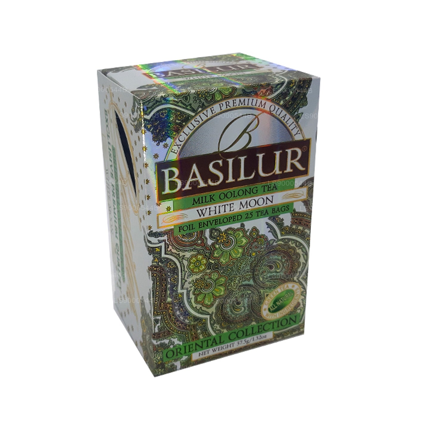 Té Oolong con leche Basilur White Moon (37,5 g) 25 bolsitas de té