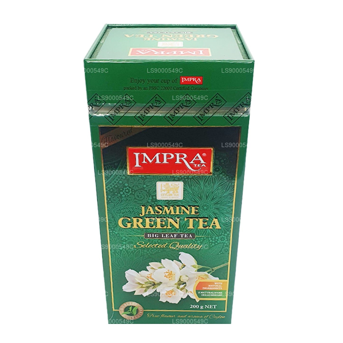 Carrito de té verde Impra Jasmine Big Leaf (200 g)