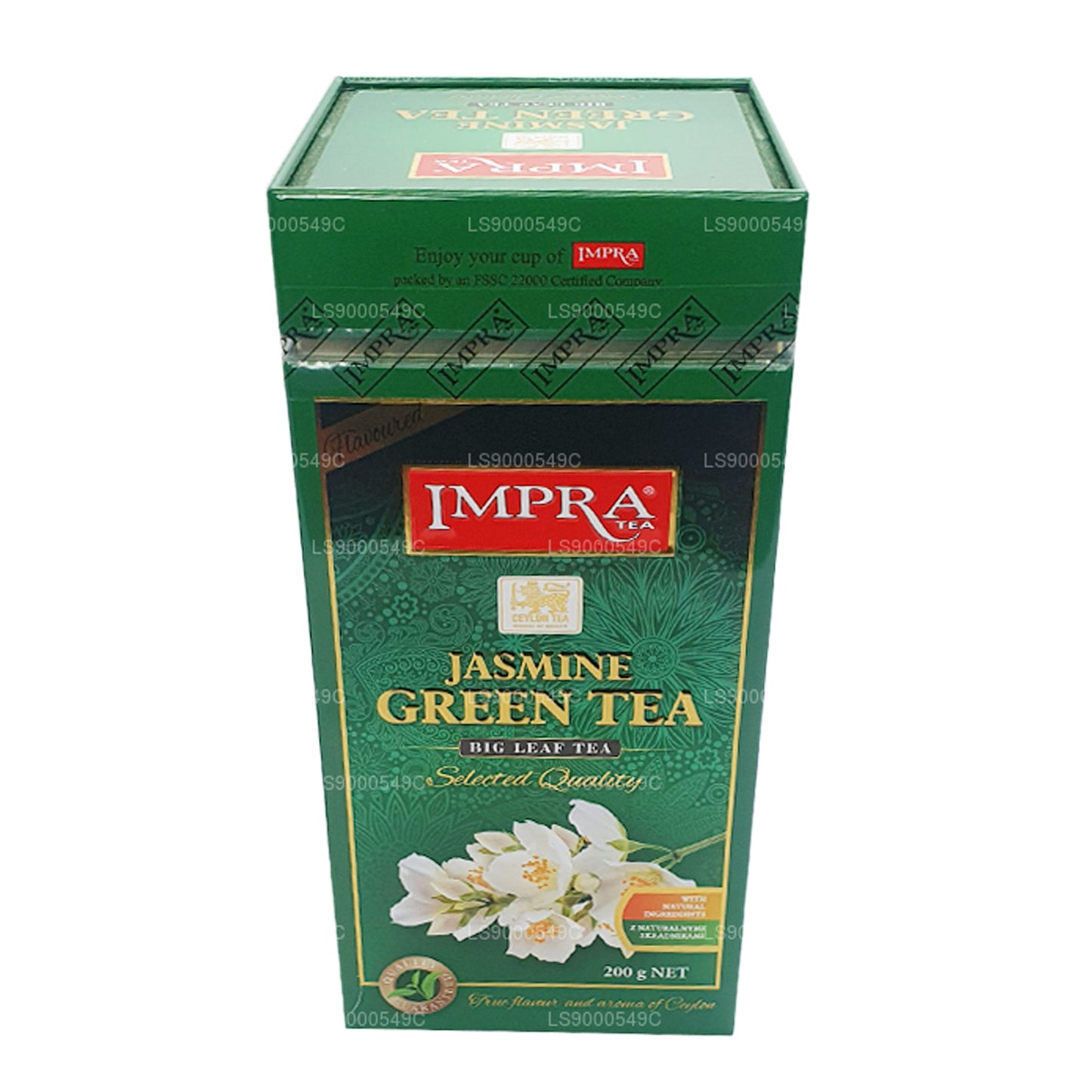 Carrito de té verde Impra Jasmine Big Leaf (200 g)