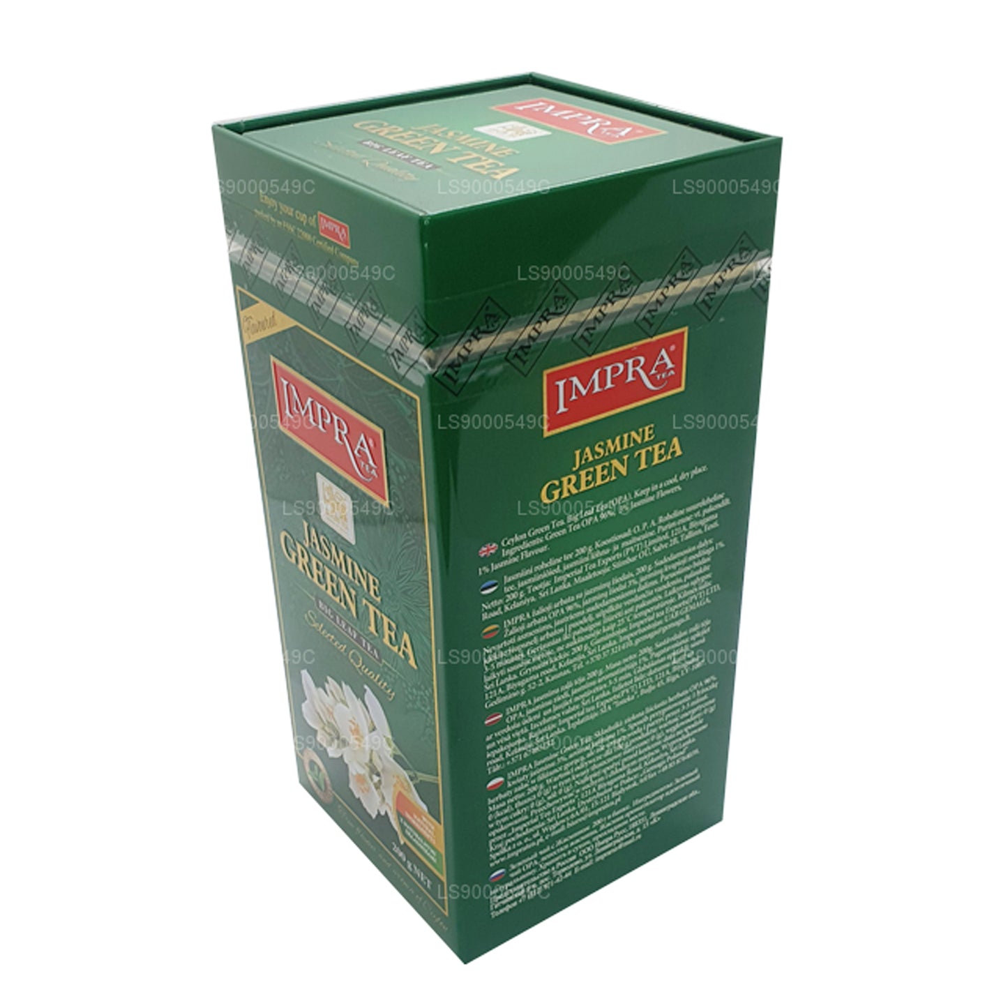 Carrito de té verde Impra Jasmine Big Leaf (200 g)