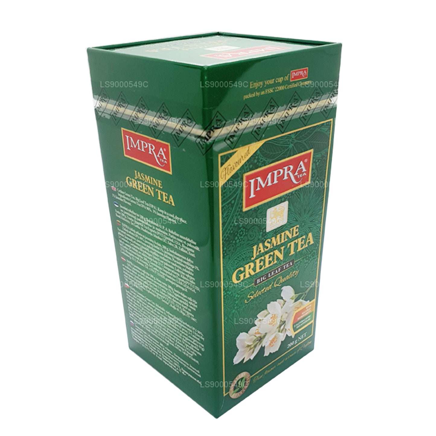 Carrito de té verde Impra Jasmine Big Leaf (200 g)