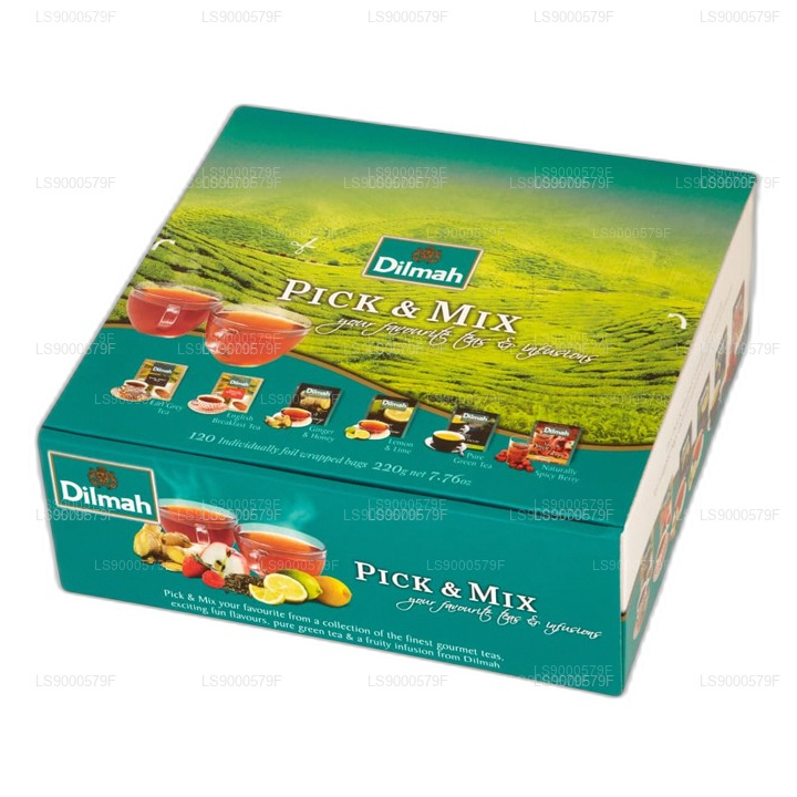 120 bolsitas de té Dilmah Pick and Mix (220 g)