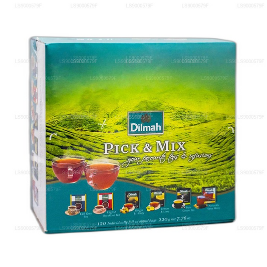 120 bolsitas de té Dilmah Pick and Mix (220 g)