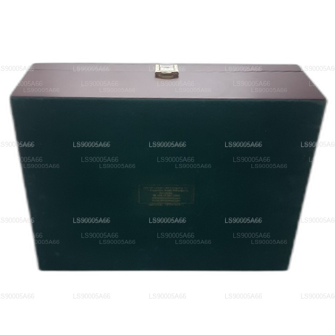 Presentador de madera de lujo Dilmah con tapa (12 variedades)