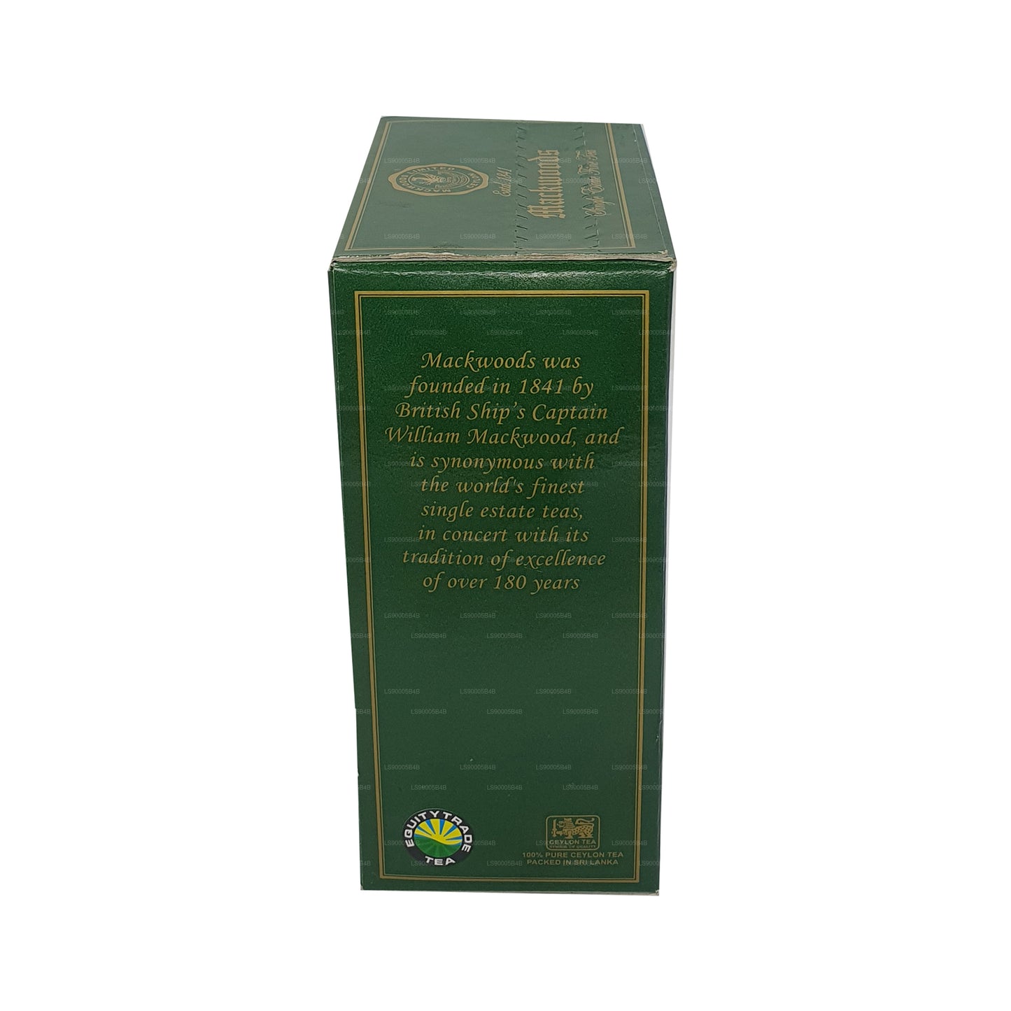 Té negro de Ceilán de hojas sueltas Mackwoods Single Estate Broken Orange Pekoe Fannings (BOPF) (200 g)