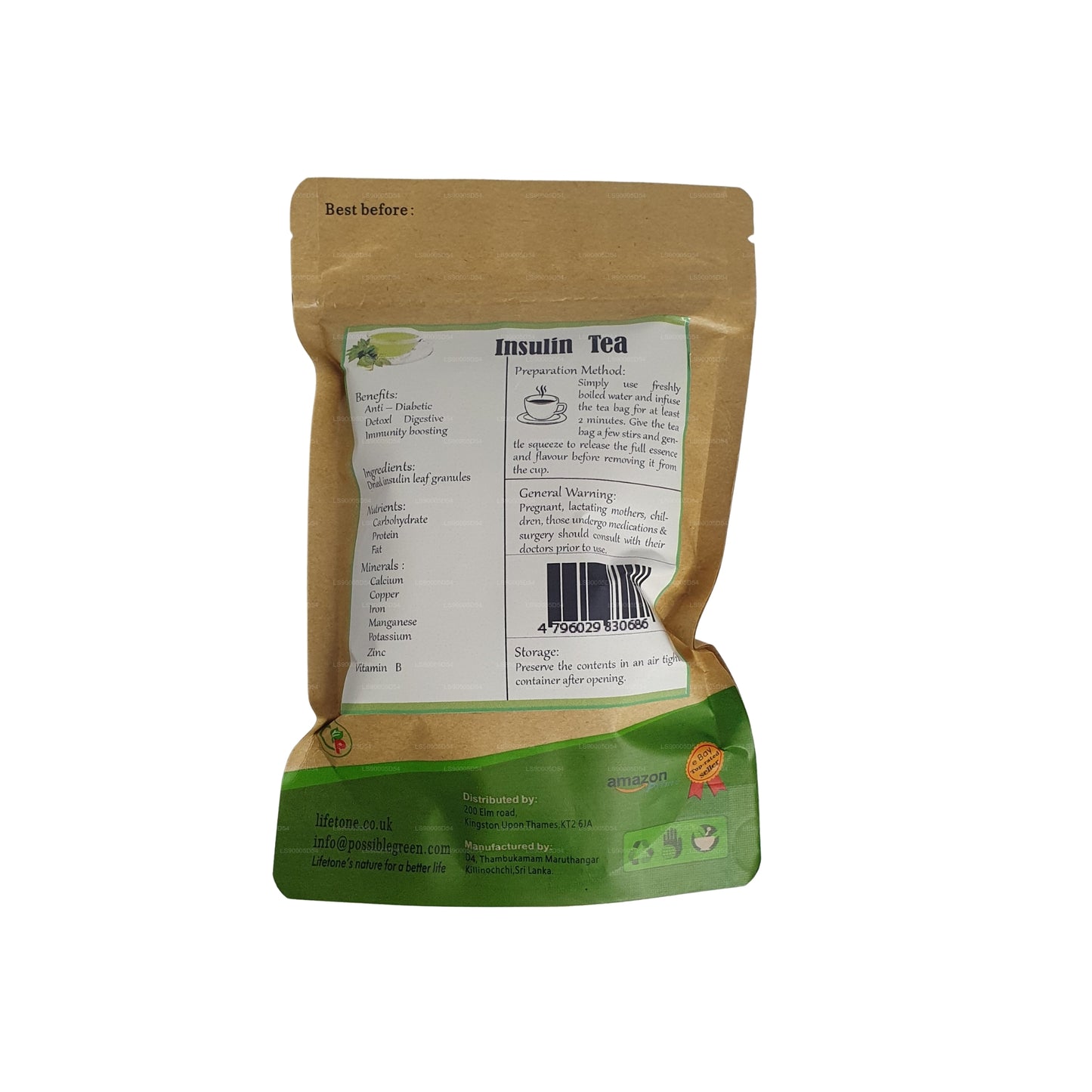 Té de insulina Lifetone (40 g)