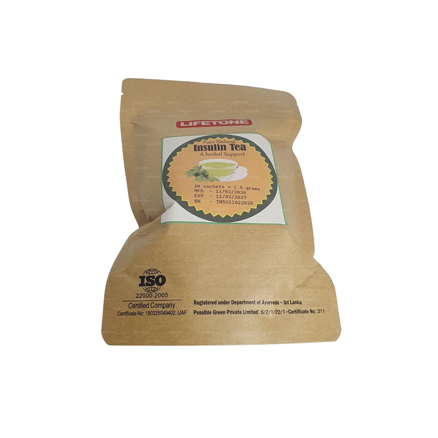 Té de insulina Lifetone (40 g)