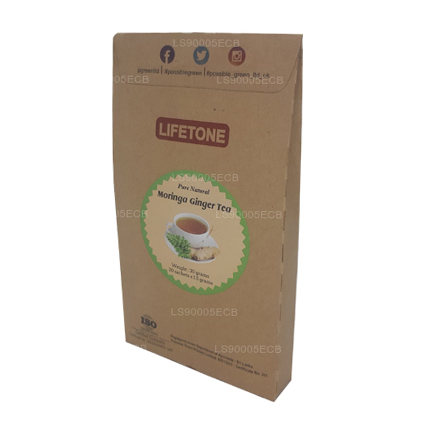 Lifetone Ginger Moringa Tea (30g)