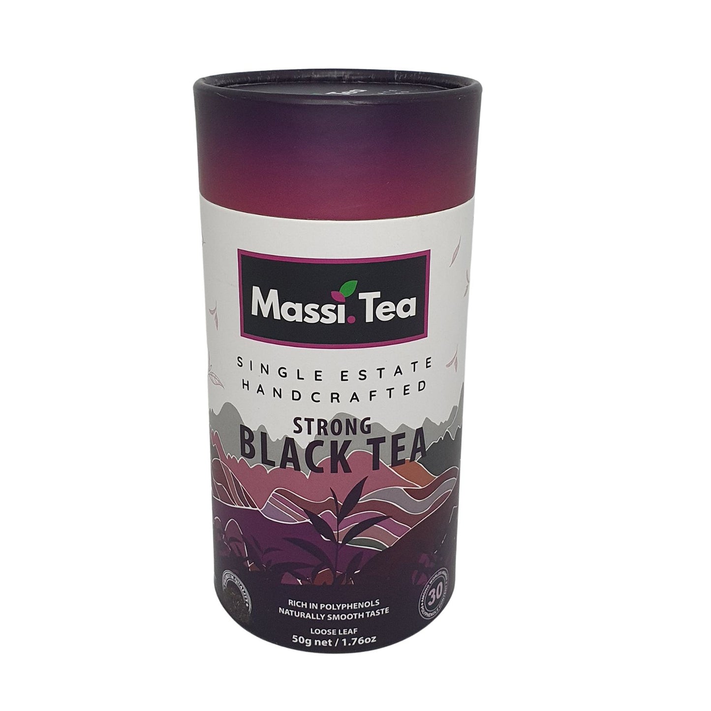 Té negro fuerte hecho a mano Massi Tea Single Estate (50 g)