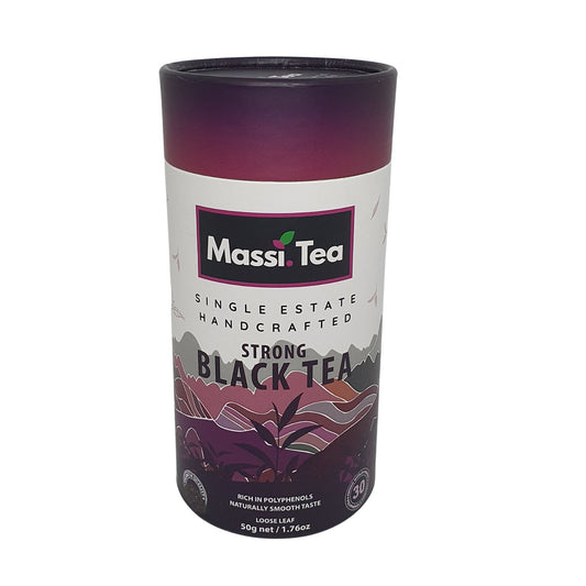 Té negro fuerte hecho a mano Massi Tea Single Estate (50 g)