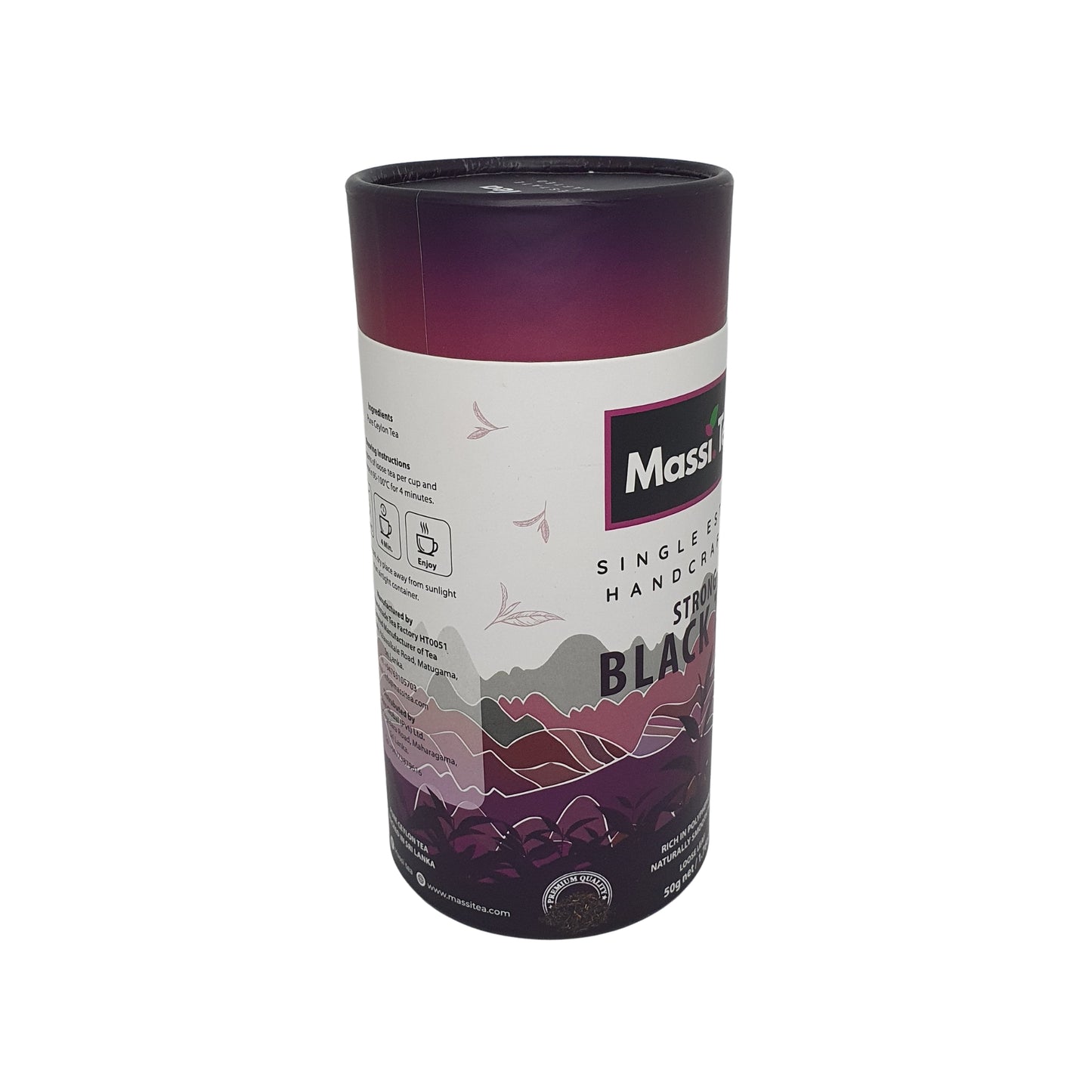 Té Massi Single Estate Artesanal Fuerte de Té Negro (50g)