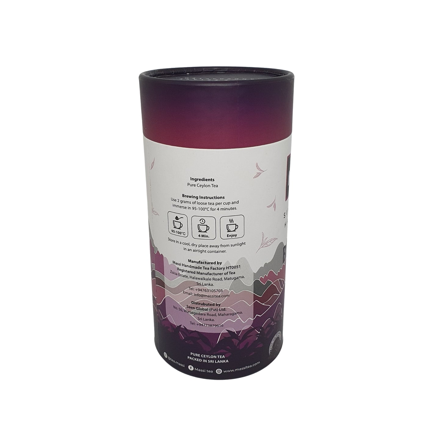 Té Massi Single Estate Artesanal Fuerte de Té Negro (50g)