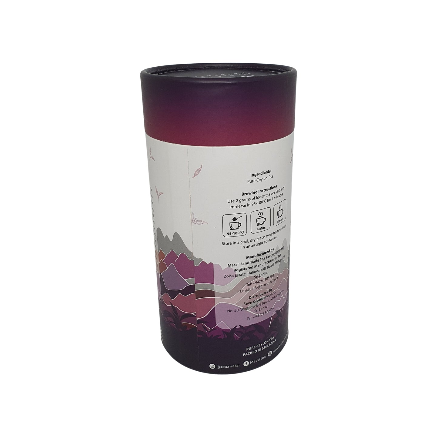 Té Massi Single Estate Artesanal Fuerte de Té Negro (50g)