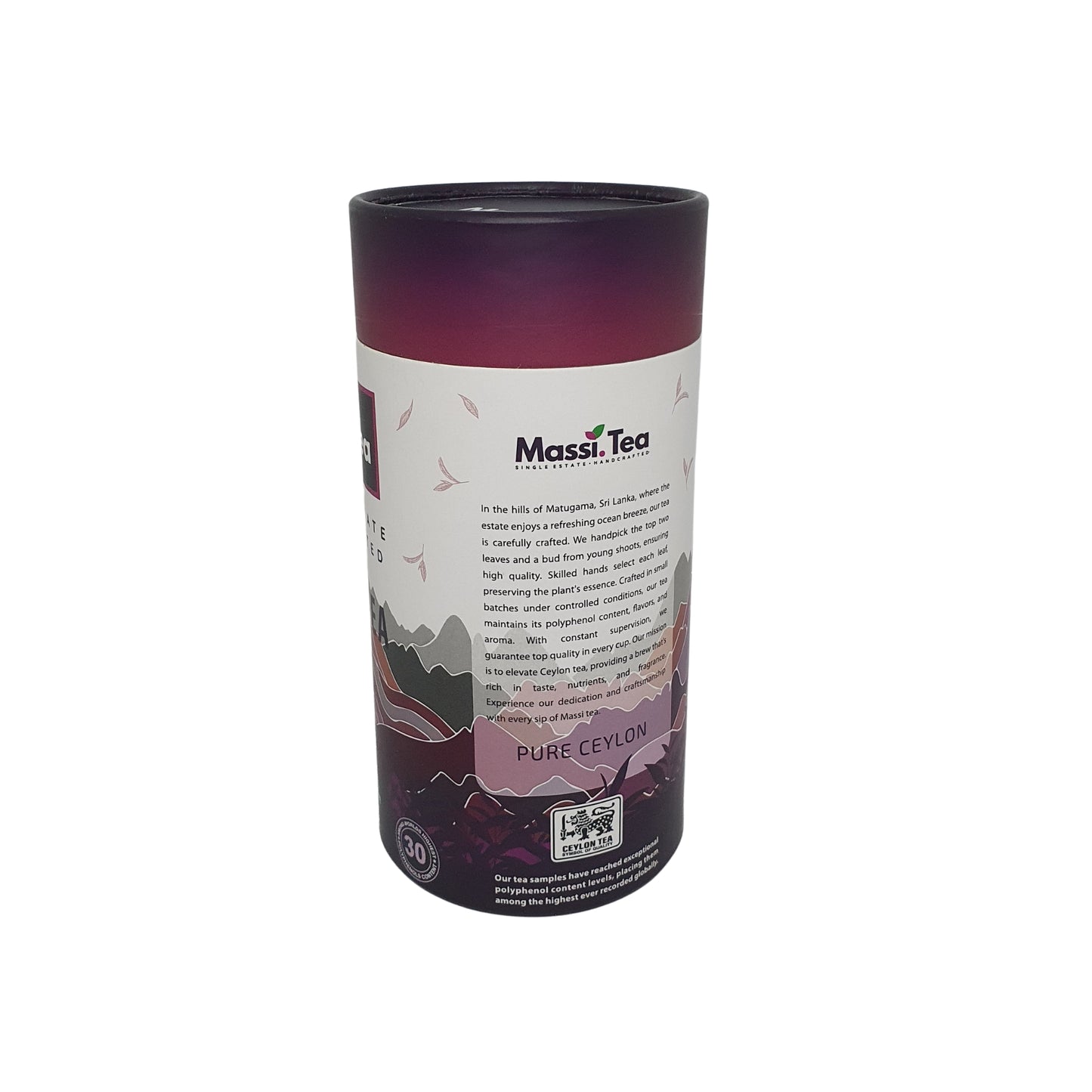 Té Massi Single Estate Artesanal Fuerte de Té Negro (50g)