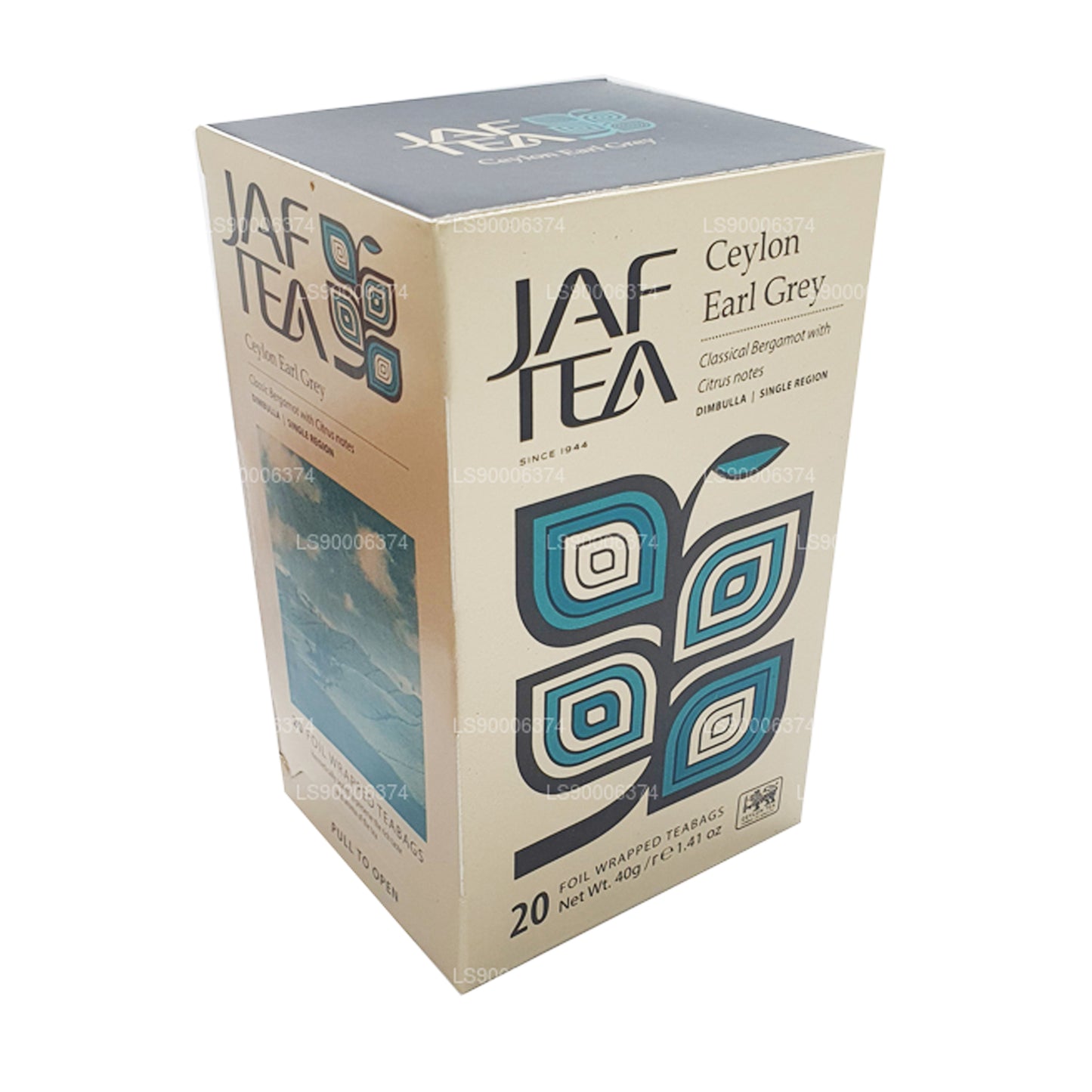 Jaf Tea Ceylon Earl Grey (40 g), 20 bolsitas de té