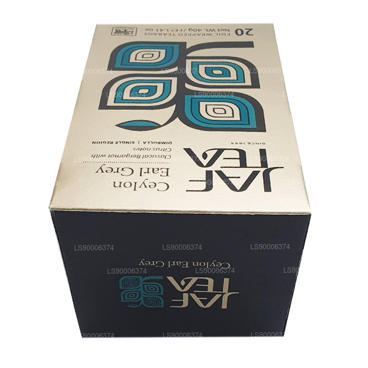 Jaf Tea Ceylon Earl Grey (40 g), 20 bolsitas de té