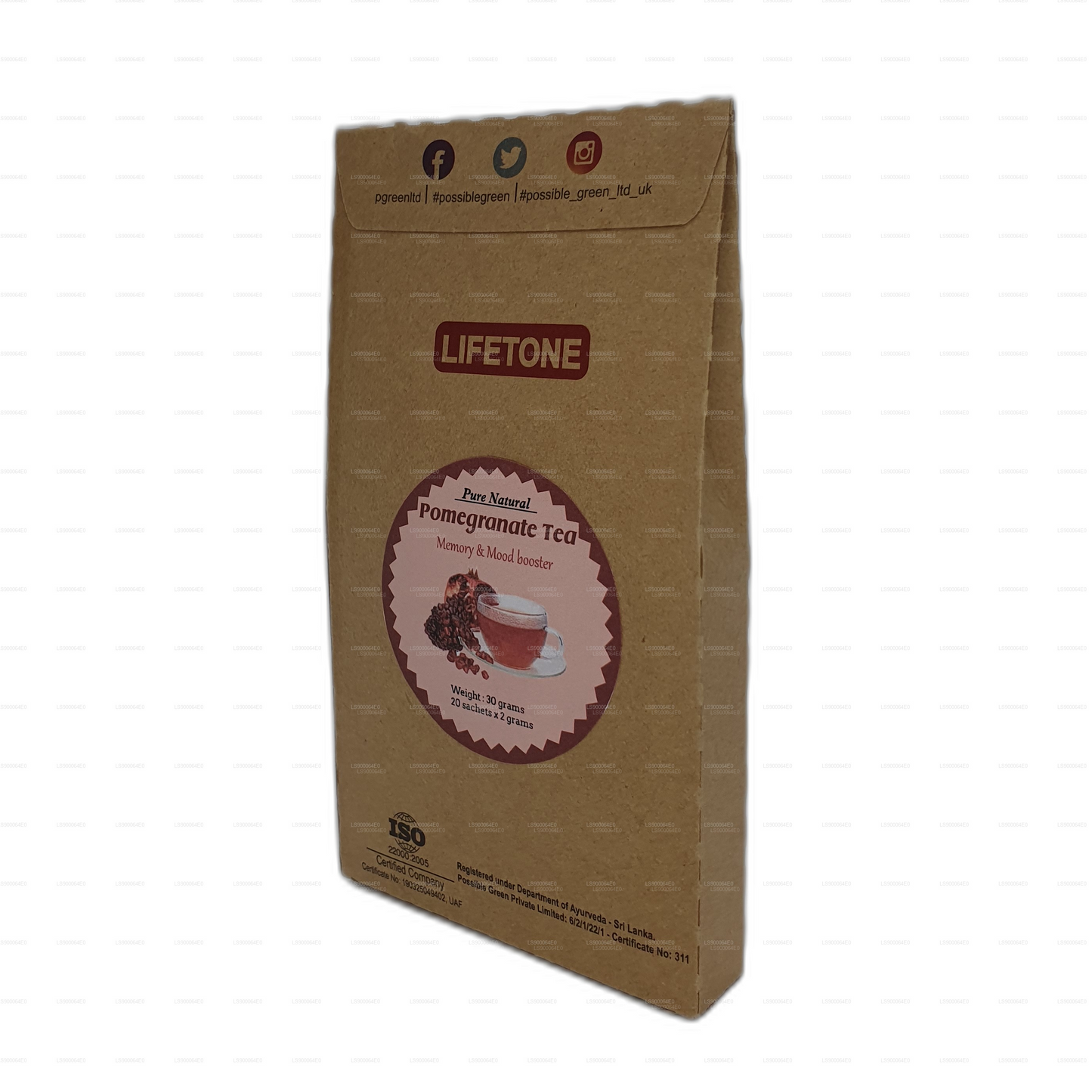 Té de granada Lifetone (30 g)