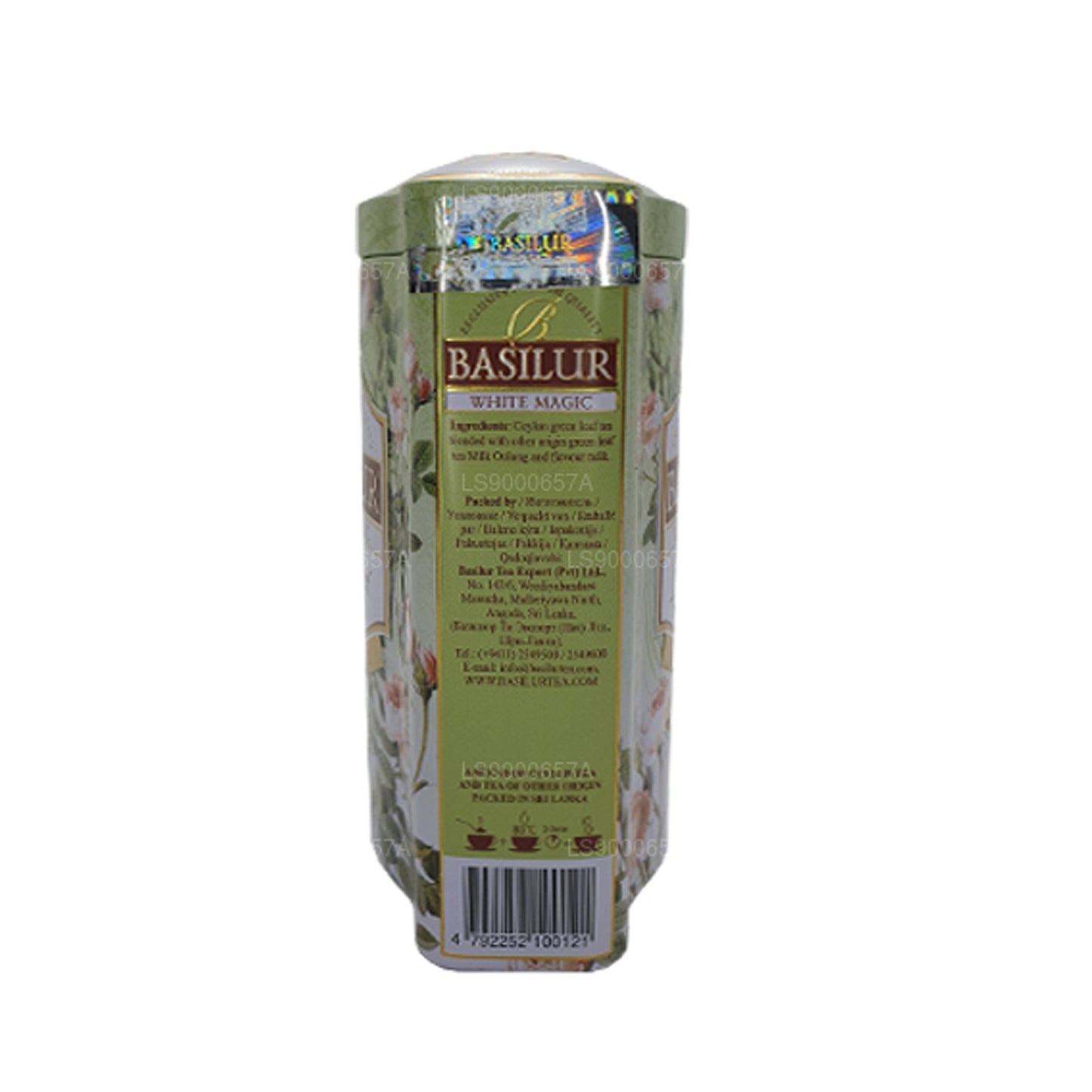 Carrito verde Basilur White Magic Bouquet (100 g)