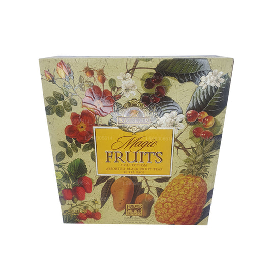 Bolsa de té Basilur Magic Fruits, variedad de frutas mágicas, 40 sobres (80 g)