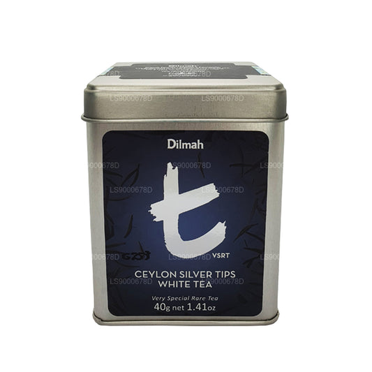 Té blanco Dilmah Ceylon Silver Tips (40 g), té suelto