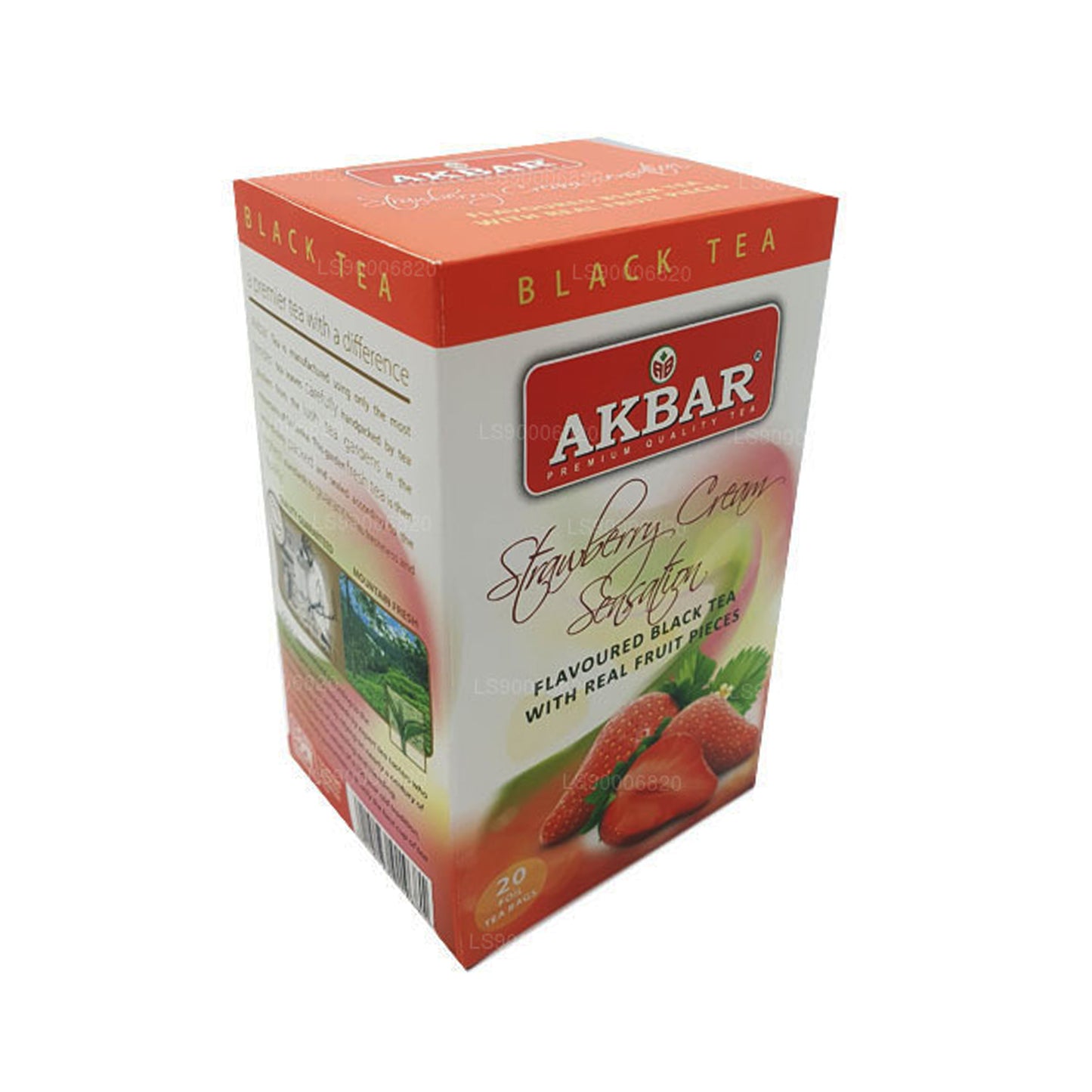 Crema de fresa Akbar Sensation (40 g) 20 bolsitas de té
