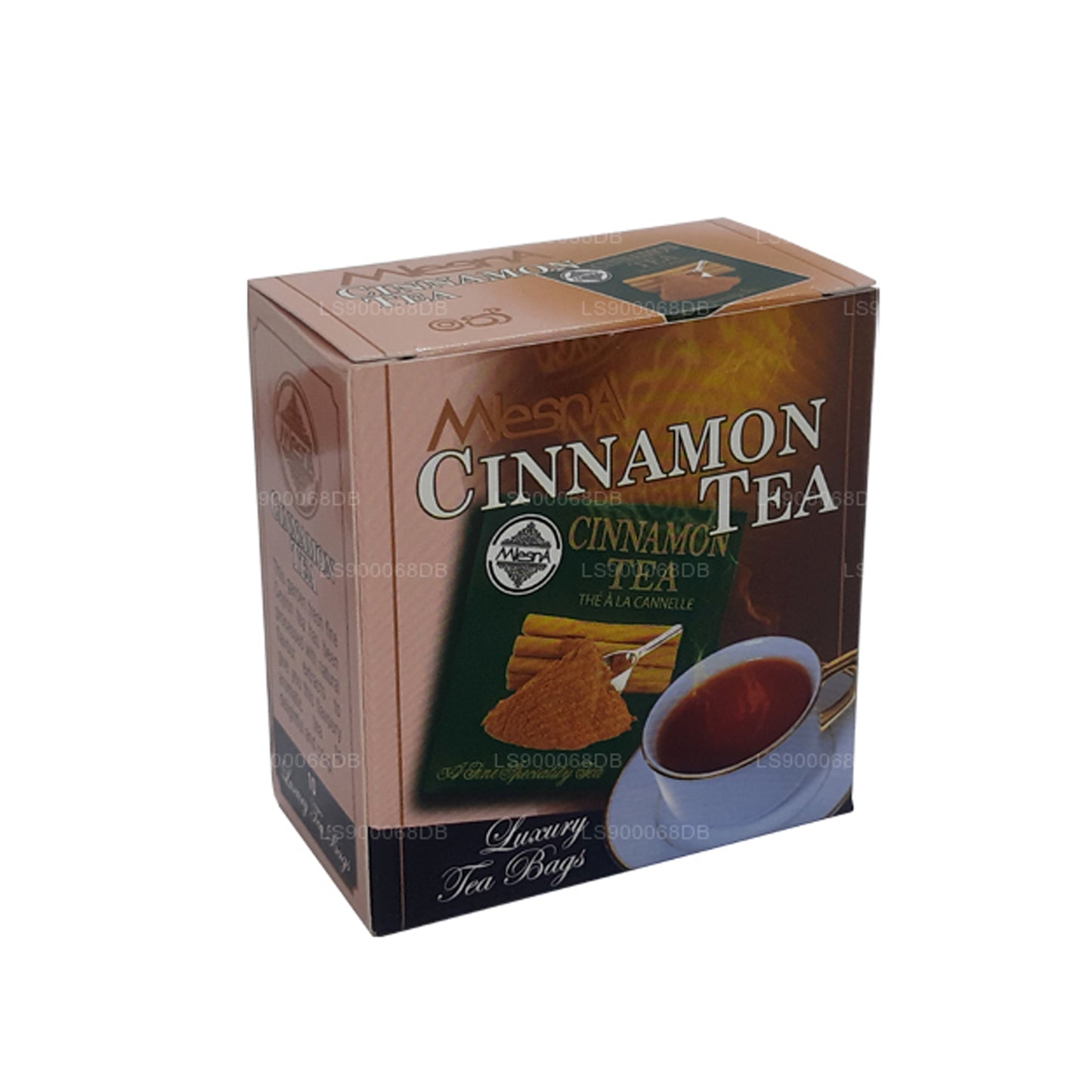 Té de canela Mlesna (20 g) 10 bolsitas de té de lujo