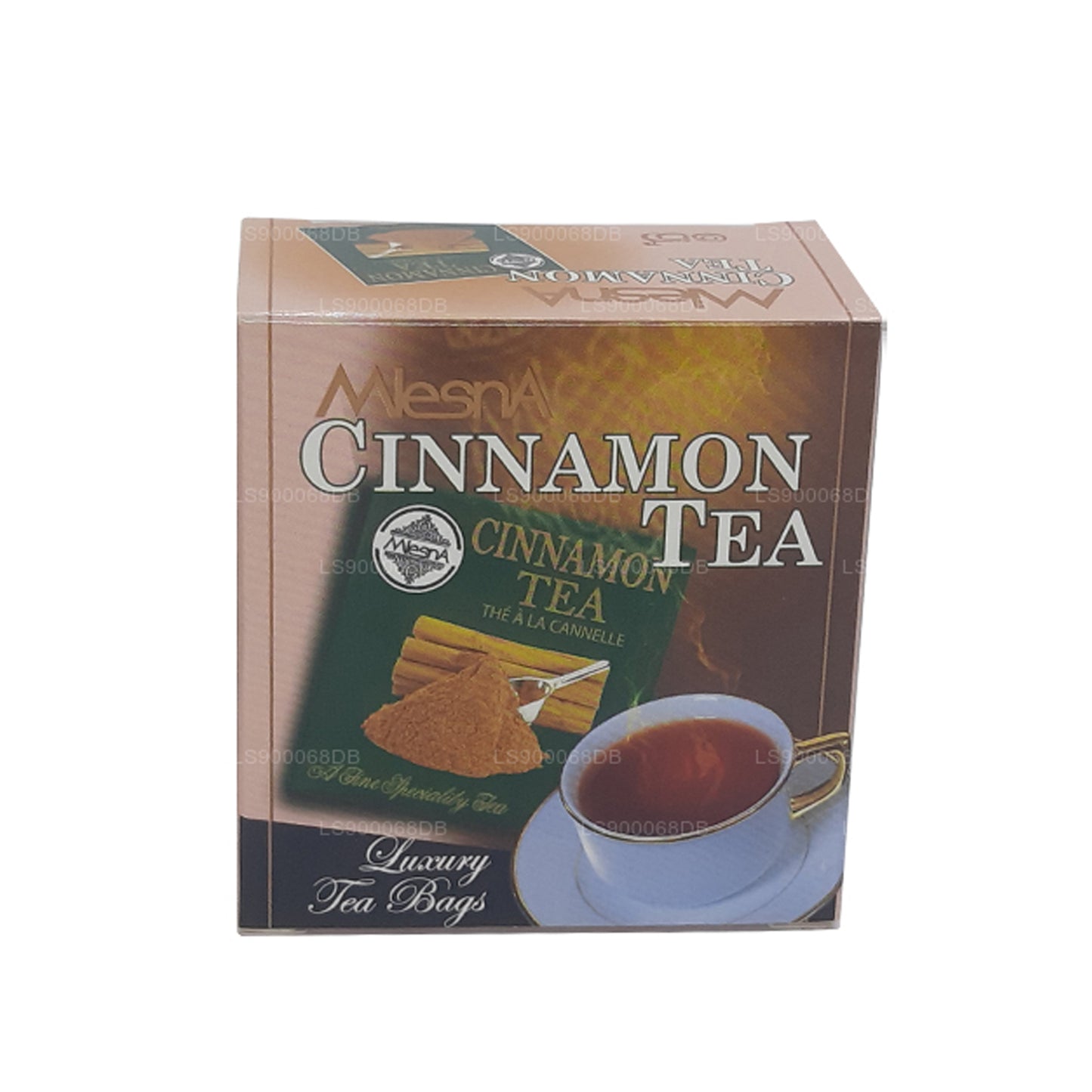 Té de canela Mlesna (20 g) 10 bolsitas de té de lujo