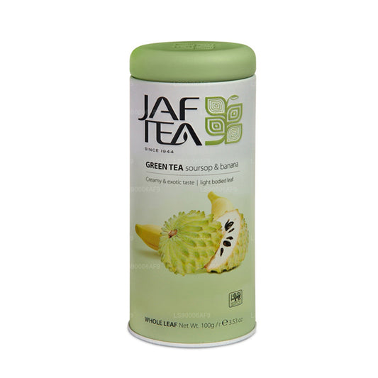 Jaf Tea Pure Green Collection Guanábana, lata de 100 g