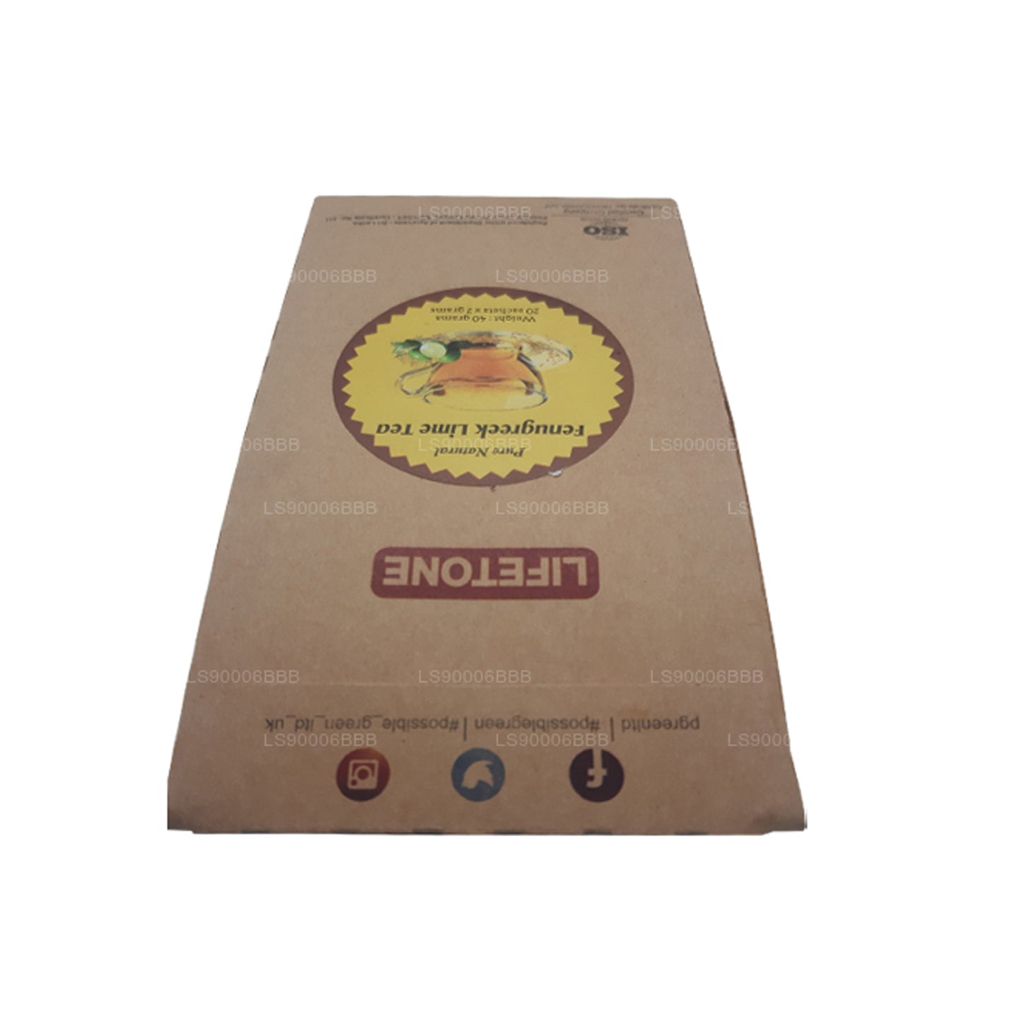 Lifetone Fenugreek Lime Tea (40g) 20 Tea Bags