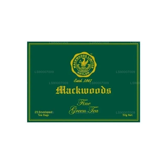 Té verde fino Mackwoods (50 g) 25 bolsitas de té