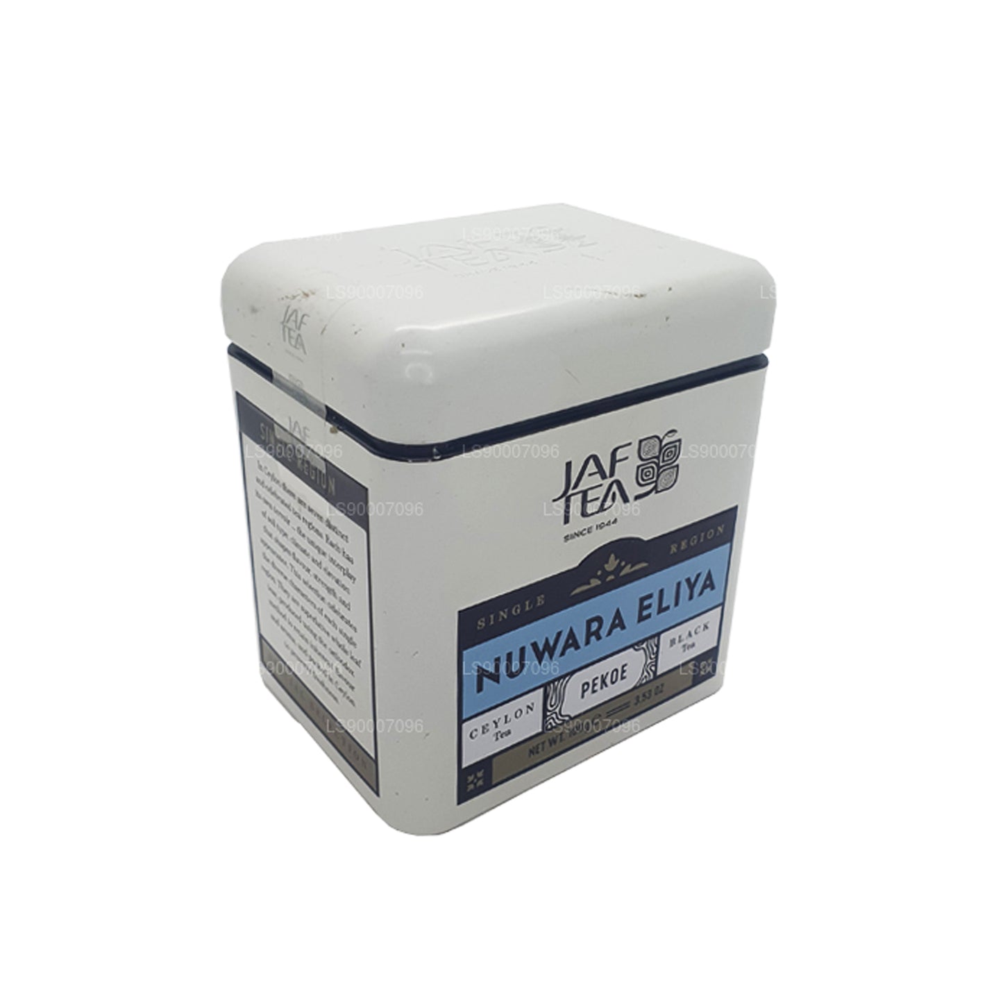 Té Jaf de la colección Single Region Nuwara Eliya PEKOE, lata de 100 g