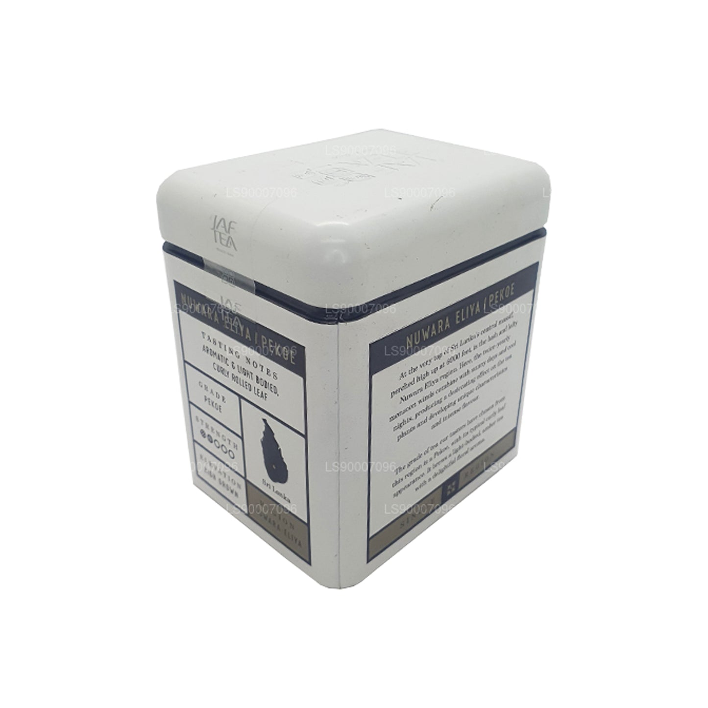 Té Jaf de la colección Single Region Nuwara Eliya PEKOE, lata de 100 g