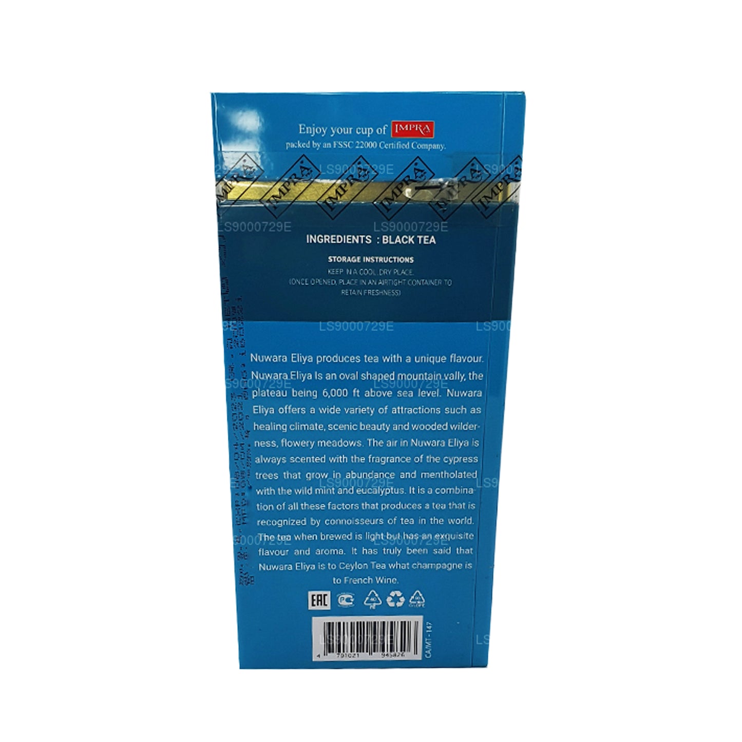 Carrito de carne Impra Nuwara Eliya Big Leaf (200 g)