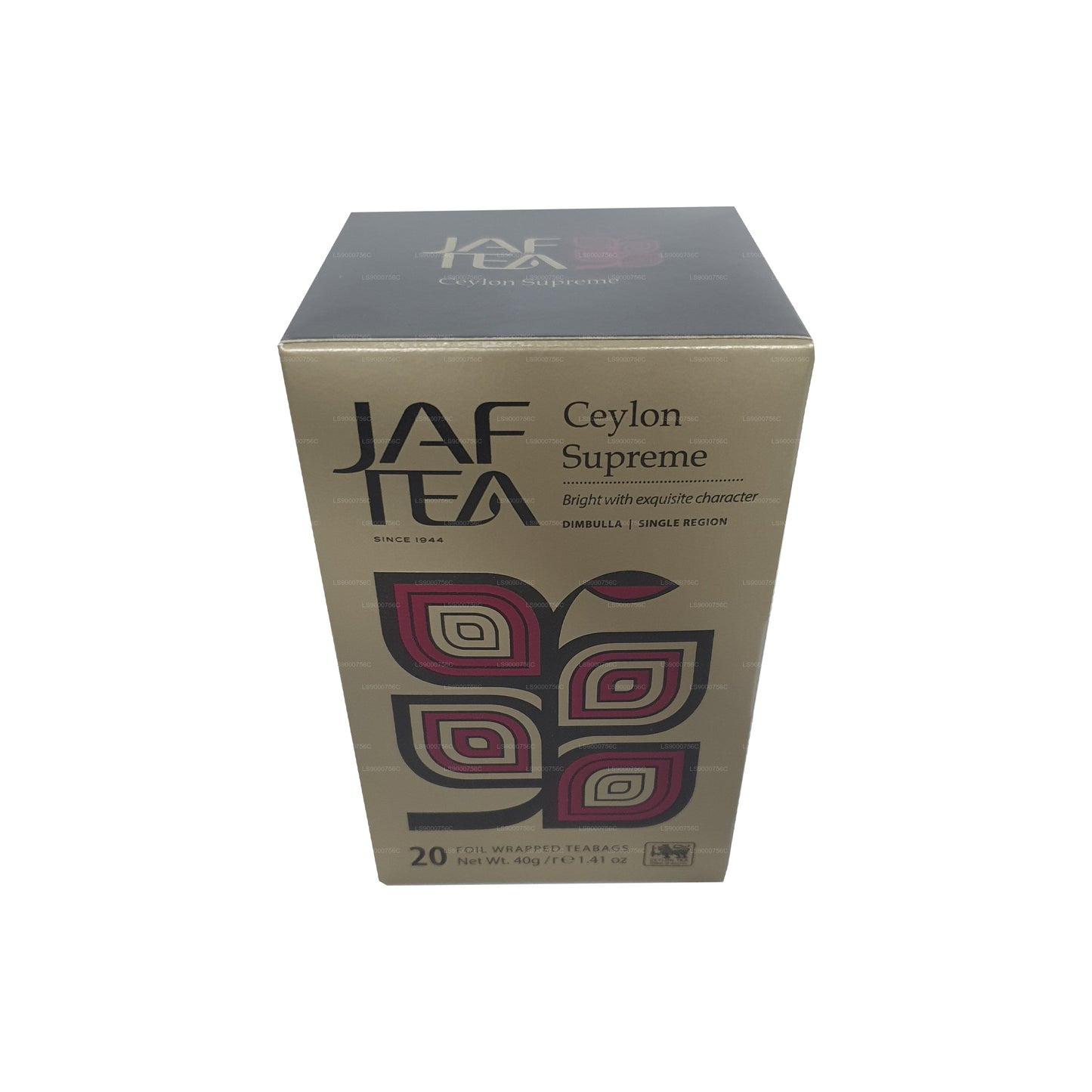 Bolsa de té Jaf Tea Classic Gold Collection Ceylon Supreme con sobre de aluminio (40 g)