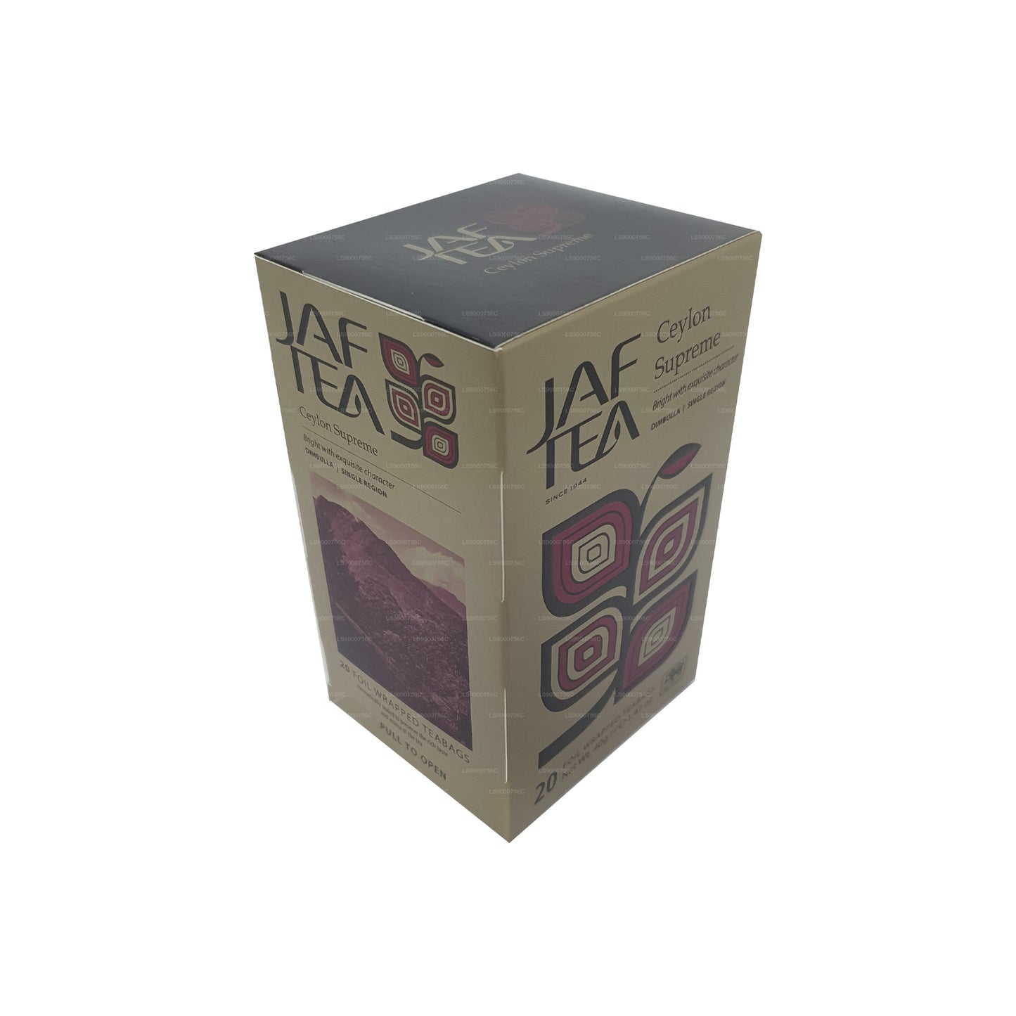 Bolsa de té Jaf Tea Classic Gold Collection Ceylon Supreme con sobre de aluminio (40 g)