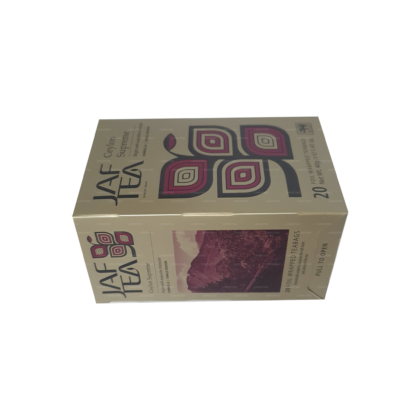 Bolsa de té Jaf Tea Classic Gold Collection Ceylon Supreme con sobre de aluminio (40 g)