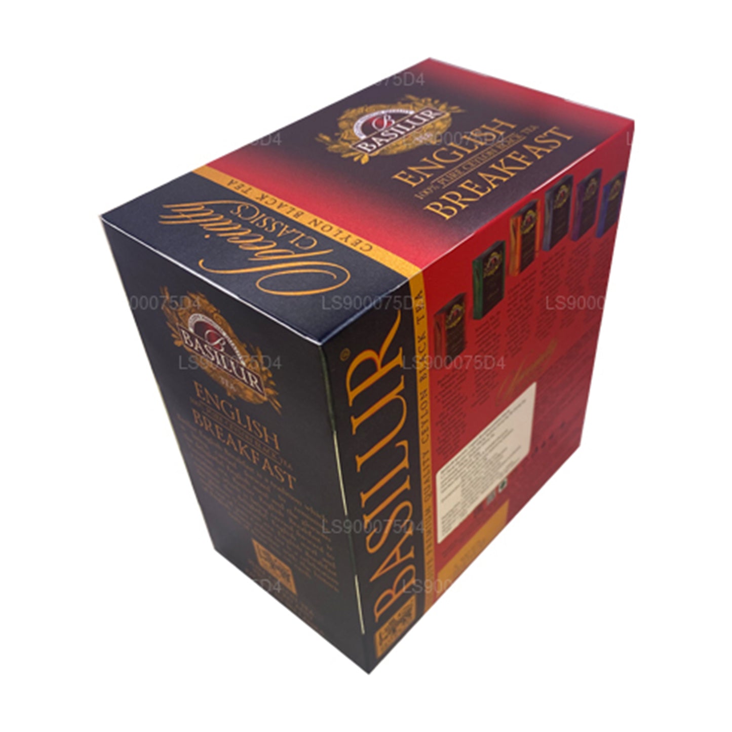 Té negro puro de Ceilán Basilur English Breakfast (200 g) 100 bolsitas