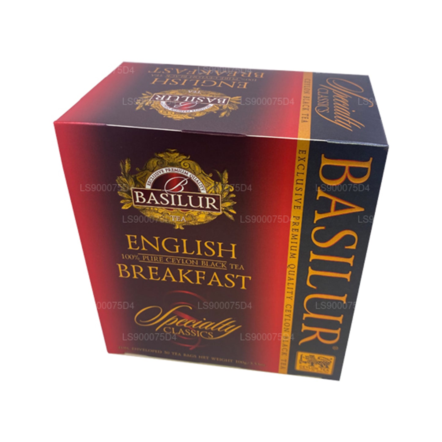 Té negro puro de Ceilán Basilur English Breakfast (200 g) 100 bolsitas