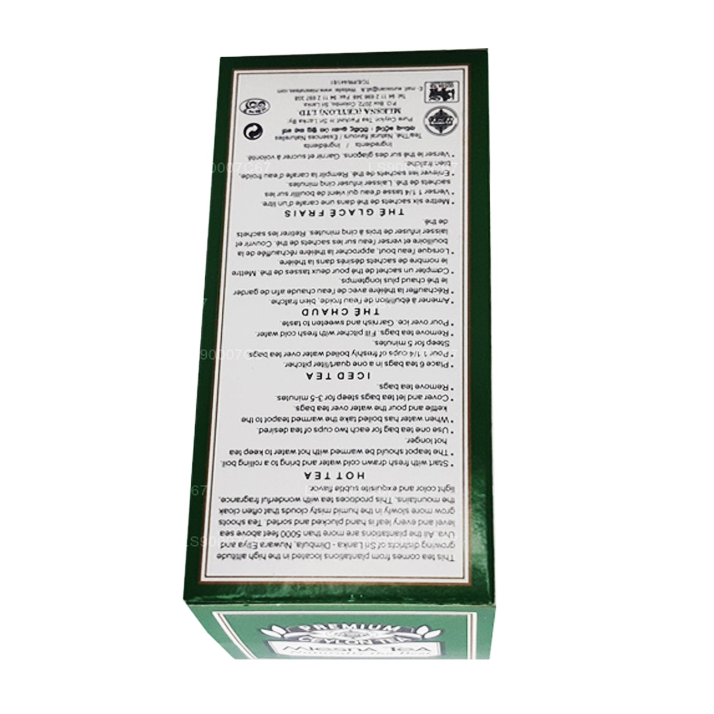 Bolsitas de té de lujo Mlesna Peach Albaricot (60 g)