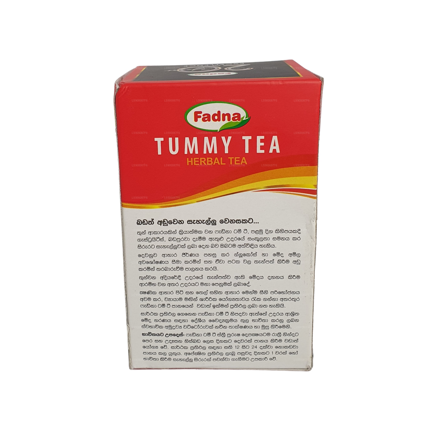 Té para barriga Fadna (40 g), 20 bolsitas de té