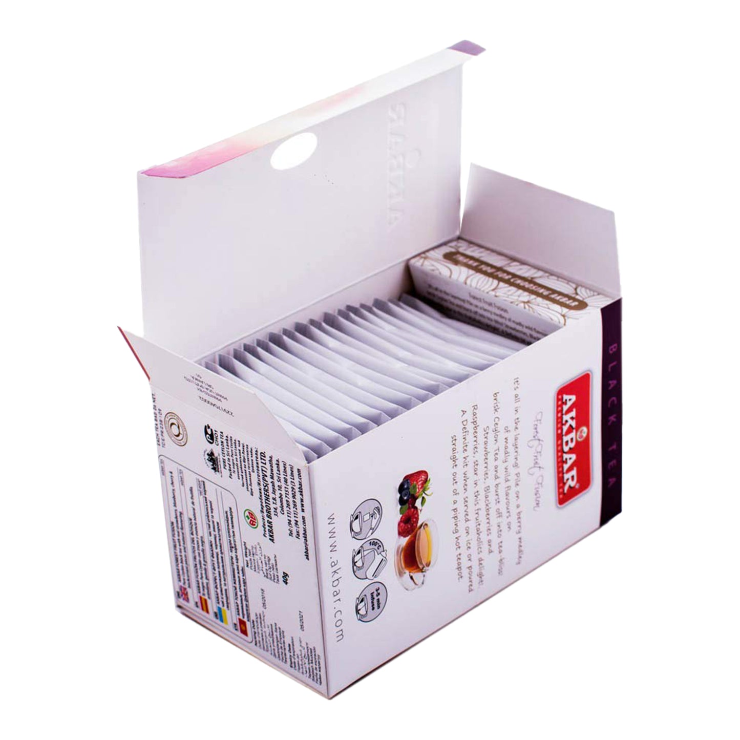 Akbar Forest Fruit Fusion (40 g) 20 bolsitas de té