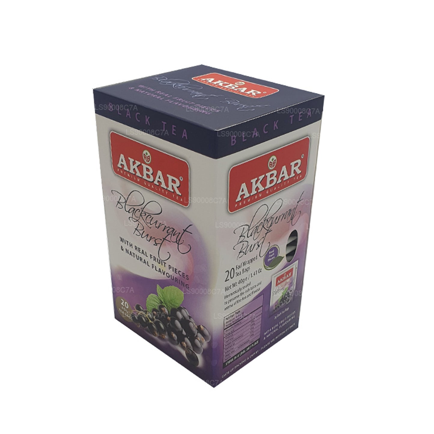 20 bolsitas de té Akbar Blackcurrant Burst (40 g)