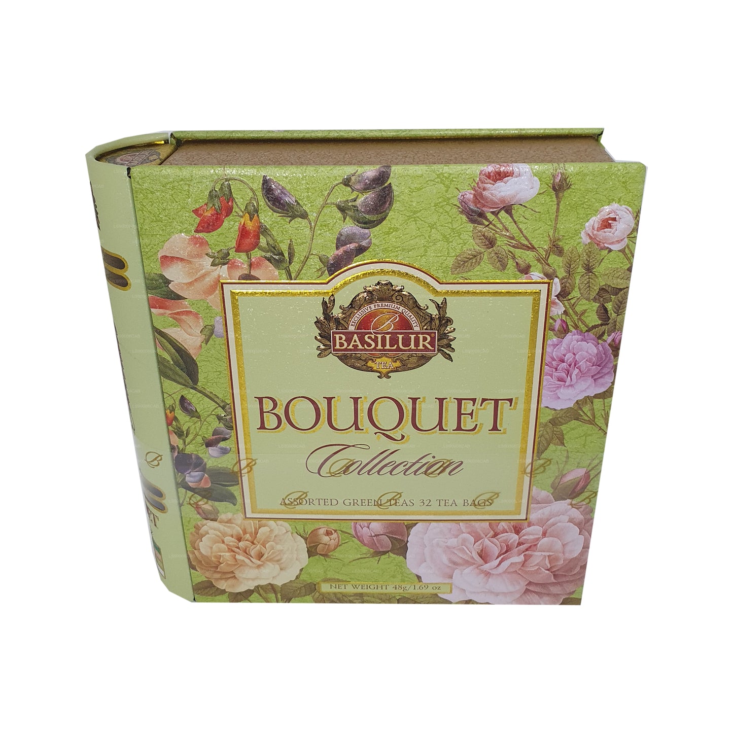 Colección exclusiva de té verde Basilur (48 g) 32 bolsitas de té