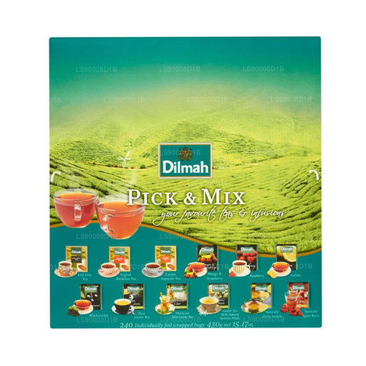 240 bolsitas de té Dilmah Pick and Mix (430 g)