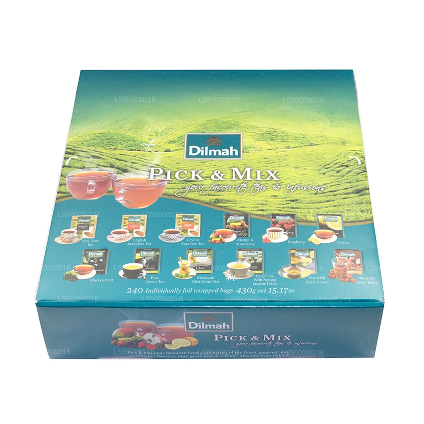 240 bolsitas de té Dilmah Pick and Mix (430 g)