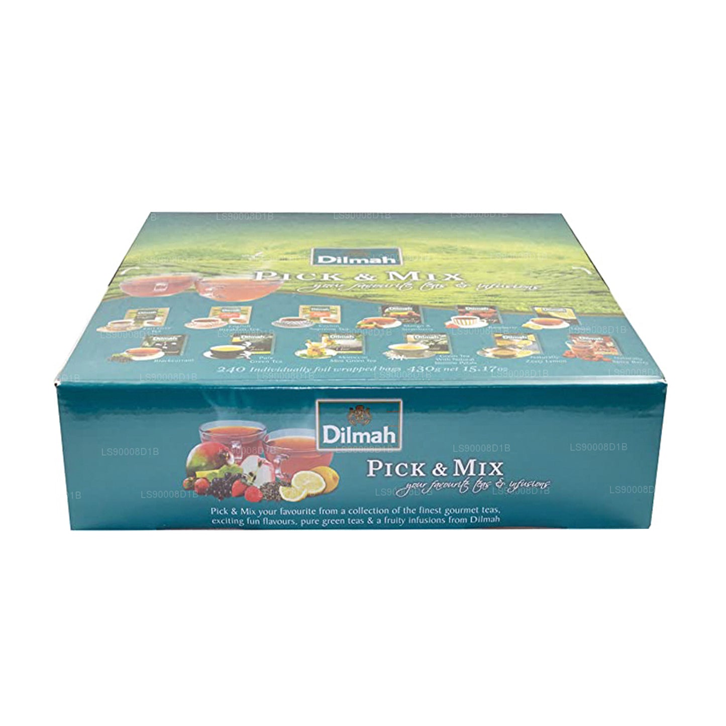 240 bolsitas de té Dilmah Pick and Mix (430 g)