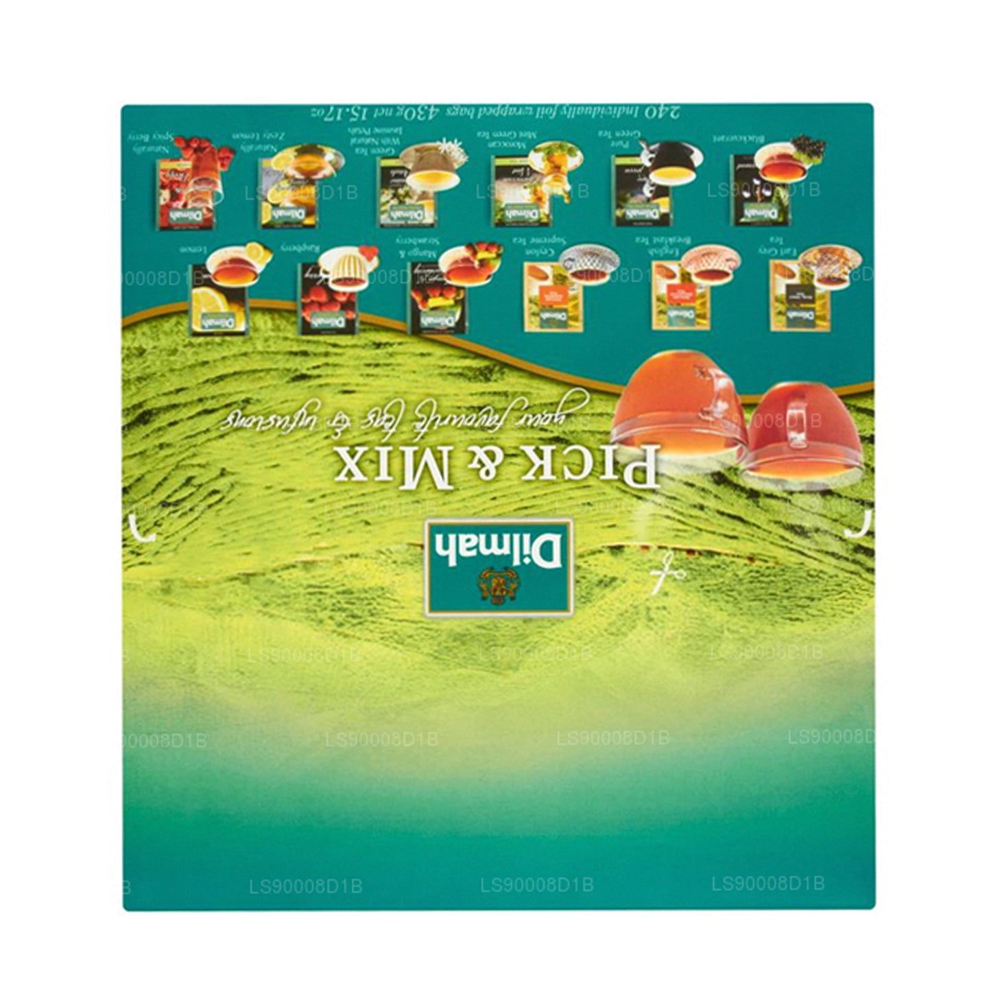 240 bolsitas de té Dilmah Pick and Mix (430 g)