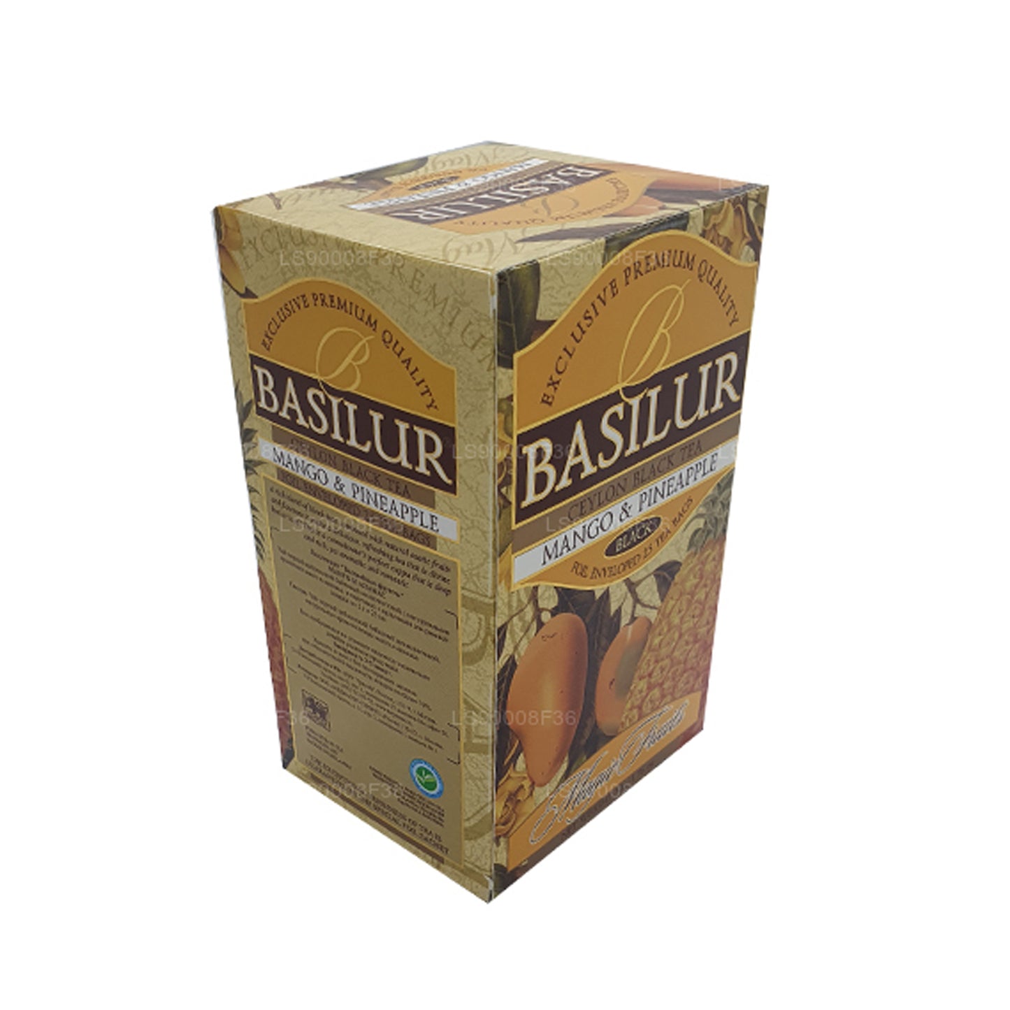 Basilur Magic Fruits Mango y piña (50 g) 25 bolsitas de té