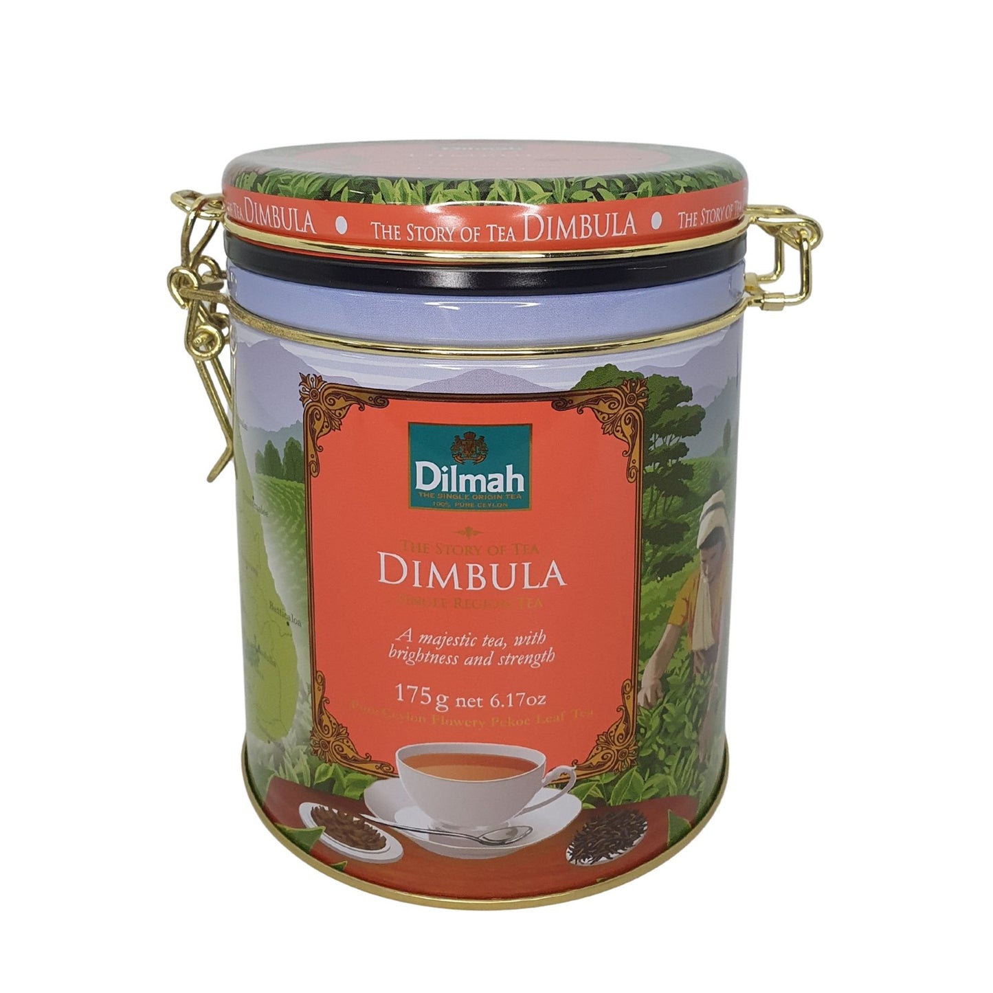 Carrito de té Dilmah The Story Of Tea Dimbula (175 g)