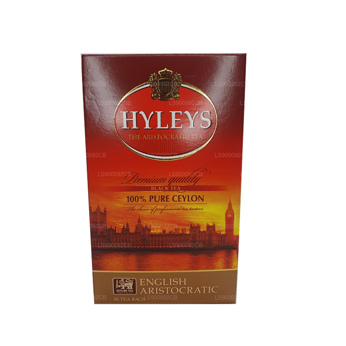 Té negro de alta calidad HYLEYS, 50 bolsitas de té (100 g)